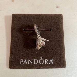 Pandora birthday cake slice